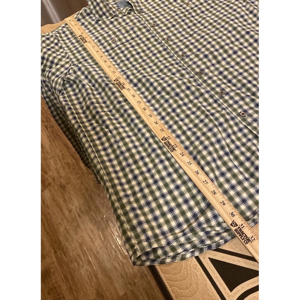 L.L bean plaid casual button mens size XL tall - Picture 7 of 8
